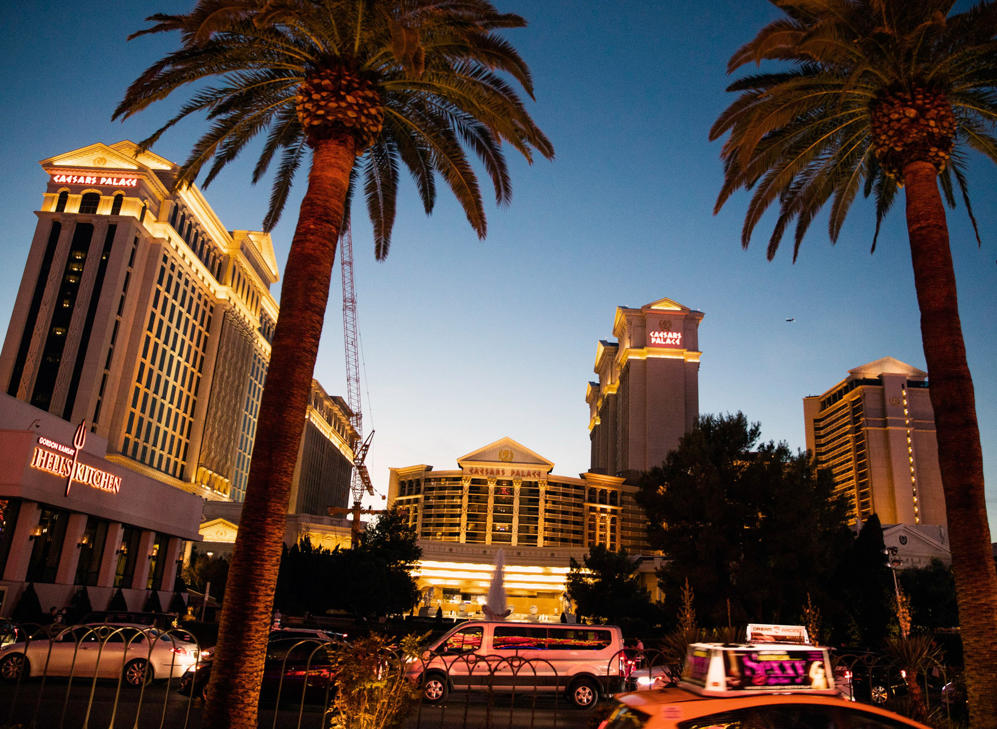 Caesars Place is seen on Tuesday, Nov. 16, 2021. (Jeff Scheid/The Nevada Independent)